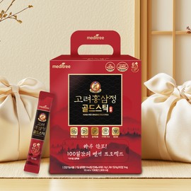 MEDITREE Korea Red Ginseng Gold Stick 100 Sticks (100-day supply) - MEDITREE Korea Red Ginseng Gold Stick 100 Sticks (100-day supply)
