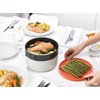 ジョセフジョセフ (Joseph Joseph) 電子レンジ調理器 スタッカブルクッキングセット ストーン/オレンジ M-クイジーン (M-Cuisine) プラスチック製 45001