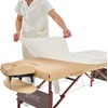 Master Massage Disposable Exam Table Covers, White, Flat-10 pcs
