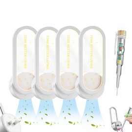 4 Pack Air Purifier Plug In for Home Night light design,Air Ionizer Purifier Plug In,Portable Negative Ion Generator,Ionic Air Freshener For Pet Odor,Kitchen Odor,Dust,Smoke Smell