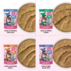 B.F.F. Play - Best Feline Friend Pate Lovers, Aw Yeah!, Pate Partay! Variety Pack, 3oz Pouch (Pack of 12)