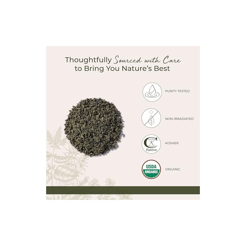 Starwest Botanicals Organic Gunpowder Green Tea, 1-pound Bag