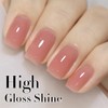 Double Rhythm 0.50 OZ Translucent Gel Polish Same Color Same