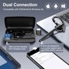 OrcoW Bluetooth Headsets with Dual Mic V5.4 Single wireless Headset