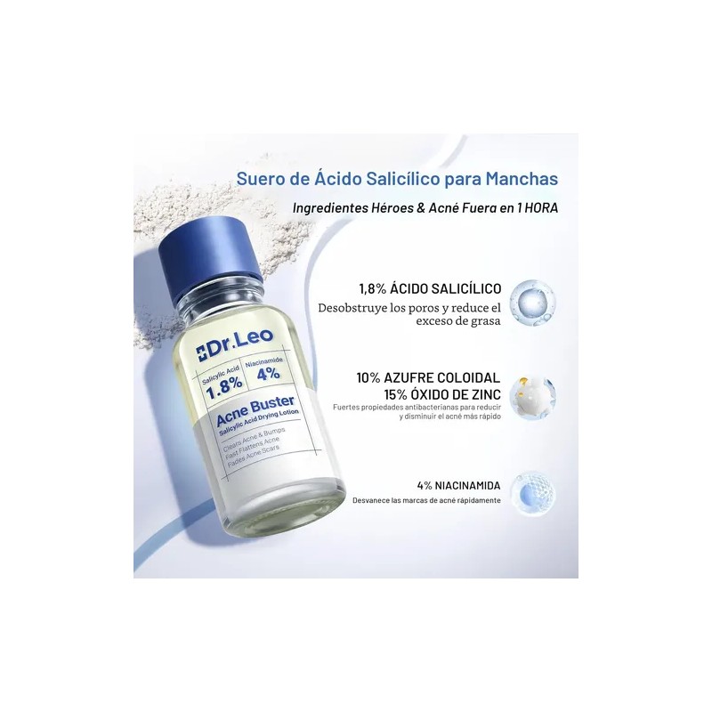 Suero De Ácido Salicílico Al 1,8%, Tratamiento Para El Acné