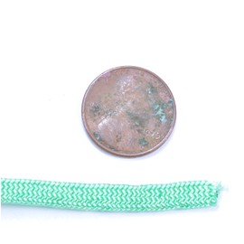 Coreless/Gutted 550 Paracord - Flat Hollow Cord - Whip Makers Computer Cable Sleeve - Mint 100 Feet