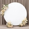 7.2x7.2ft White Round Backdrop Cover White Circle Backdrop Cover Round