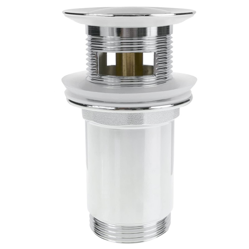 PrimeMatik - Universal Pop-Up Drain Fitting 9 cm for Washbasin