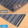 Jiekayi 6-Pack Metal Carpet Floor Transition Strips, 36in Carpet to