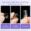 600pcs Uñas Postizas Nail Art Tips, Francesa Uñas Acrilicas Uñas