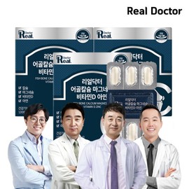 formulaReal Doctor (3 month supply) Fish Bone Calcium Magnesium Vitamin D Zinc 1000mg x 60 tablets (3) / (3개월분)어골칼슘 마그네슘 비타민D 아연 1000mg x 60정 3개