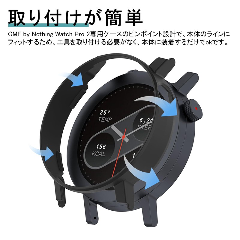 For CMF by Nothing Watch Pro 2 Case, PC Material,