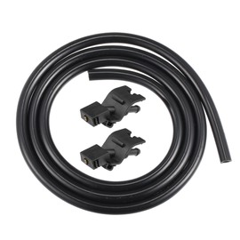 ACROPIX Windshield Wiper Washer Nozzle Spray Jet with 1m Windshield Washer Hose for Toyota Camry 2007-2015 No.8538112300 - Pack of 3