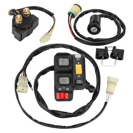 M MATI Handlebar Key Starter Relay Switch Kit for Honda Foreman 450 ES TRX450FE 1998-2004 Electric Shift 35020-HN0-A11 35100-HN0-A02 35850-HF1-670