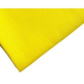 Plain Canary Yellow Polycotton Fabric - 45 inch / 112 cm Wide - 40+ Colours (Canary Yellow, 1 METRE)