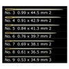 Clover 235 No. 3-9 Gold Eye Embroidery Needles, Pack of