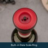 KITCHENDAO 2 in 1 Vacuum Wine Stopper, Built in Wine