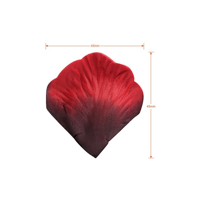 Naler 2000 Pétalos de Rosa de Seda Artificial Rojos para