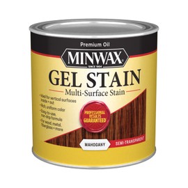 Minwax 260504444 Gel Stain, Mahogany, 1/2 Pint