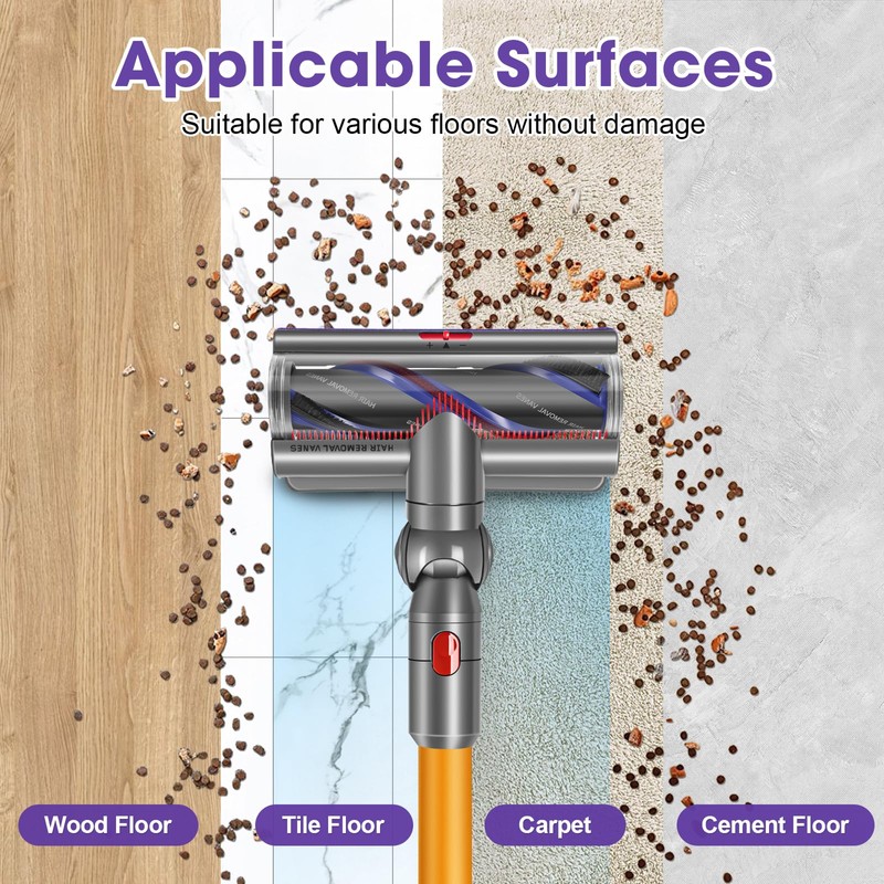 V11 High Torque Brush Head Replacement Compatible with Dyson V7