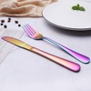 Portable Stainless Steel Flatware Set, Travel Camping Cutlery Set, Portable