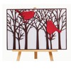 Tree Frame Square Metal Die Cuts,Spring Tree Flower Forest Cutting