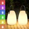 FUYO FUYO 2 x LED Outdoor Lampe Tragbare Kabellos Tischlampe