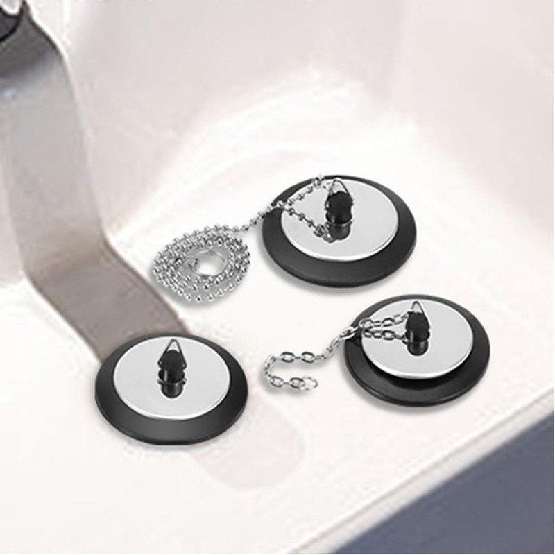 3 Pcs Universal bath plug, Bathroom Sink Plug Replacement, Drain