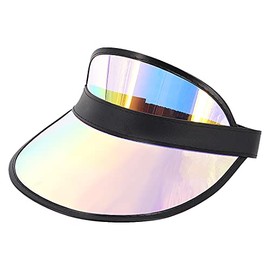 Surkat Plastics Sun Visors Multicolored UV Protection Hat Cap Headwear for Golf Tennis Cycle
