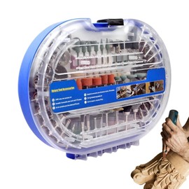 Rotary Accessory Kit | Rotary Tool Attachments,1/8 Inch Shank 276XSet with Carving Drilling Grinding Polishing Engraving Easy Cutting for Projects with Carrying Case