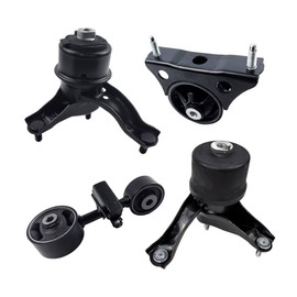 Front Rear Right Engine Motor Transmission Mount Set 4pcs Compatible with Toyota Highlander 2.4L 2WD 2001 2002 2003 Replace A7299 A4212 A4210 A4207