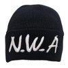 NWA Hiphop Beanie Black Soft Comfortable Casual for Men Women
