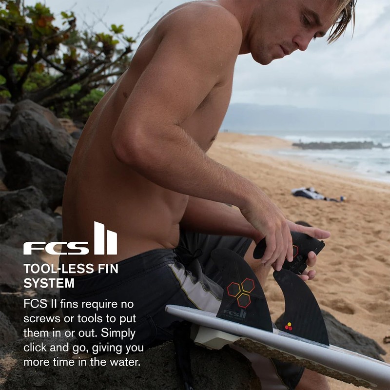 FCS2 Mick Fanning MF Neo Carbon THRUSTER TRI FIN /