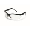 MCR Safety Klondike Plus Black Colourless Lens Work Safety Goggles