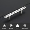 homdiy 15 Pack Brushed Nickel Cabinet Pulls 3 Inch Handles