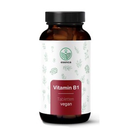 Vitamin B1 (Thiamin) hochdosiert - 180 Tabletten - 200 mg pro Tablette - 6 Monatsvorrat - Vegan - aus Deutschland
