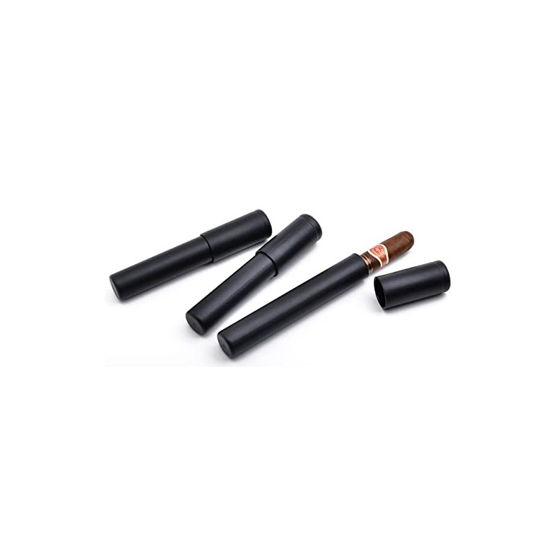 3X EWT Telescopic Airtight Cigar Travel Tube Humidor Crush Proof