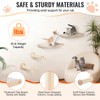 VEVOR Wall Mounted Cat Shelves, Perches with Jumping Posts &