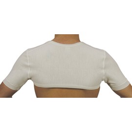 MANIFATTURA BERNINA Elan 5007 Merino Wool Thermal Shoulder Warmer, White