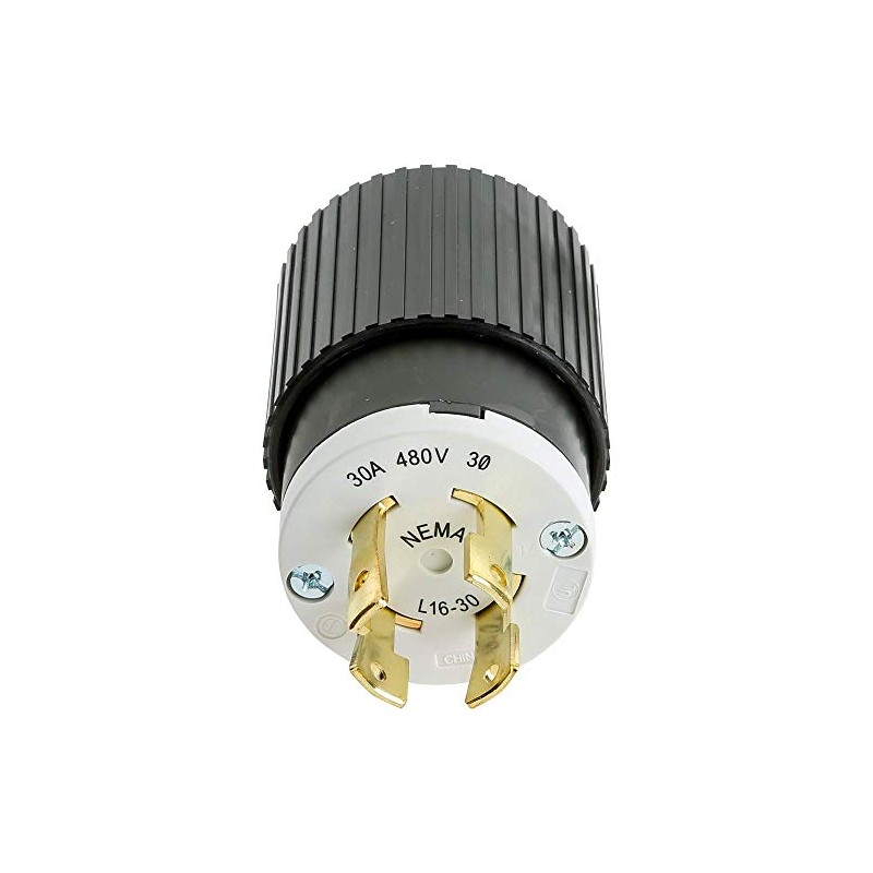 Hubbell T28435-30 Amp 480V NEMA L16-30 3-Phase Twist Lock Plug