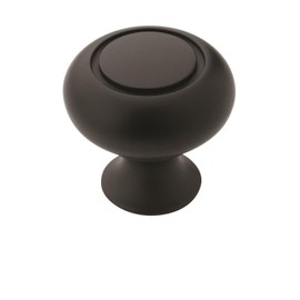 Amerock BP53011FB Allison Knob, 1-1/4-Inch, Flat Black