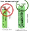 Yibatopow 4 Packs AA Ni-MH 1.2V Rechargeable Batteries,Double A 1000mah