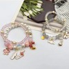 Kawaii Bracelets Crystal Beads Cinnamoroll Bracelet Set Cute Cartoon Elastic