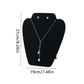 BinPhorm Necklace Display Stand,2 PCS Jewellery Display Stand Necklace Display Holder Jewelry Chain Organizer Mannequin Model Display Stand for Necklaces Earrings Pendants Jewellery