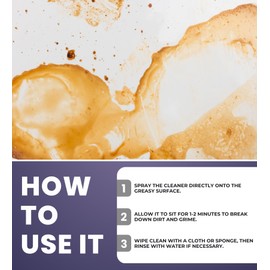 Super Clean Citrus Scent Cleaner and Degreaser Spray 32 oz Bundle with Microfiber Cloth - Heavy Duty Degreaser for Kitchen, Oil, Grime, and Dirt Removal - (2 Items)