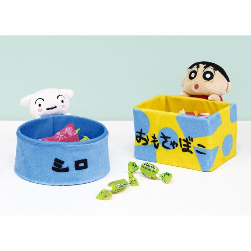 Tees Factory KS-5546036SN Crayon Shin-chan Stuffed Toy Accessory Box, H2.7