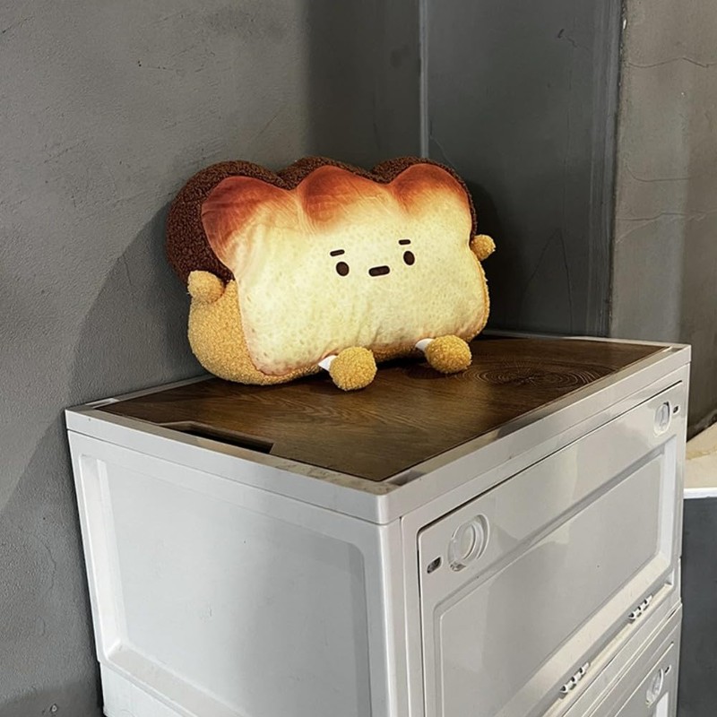 LAARNT Creative Toast bread Plush Pillow Cartoon plush toy Slice