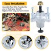 BOSFLAG 3 Pack 139-3214 Spindle Replace Toro 121-0751, 117-7439, 117-7267