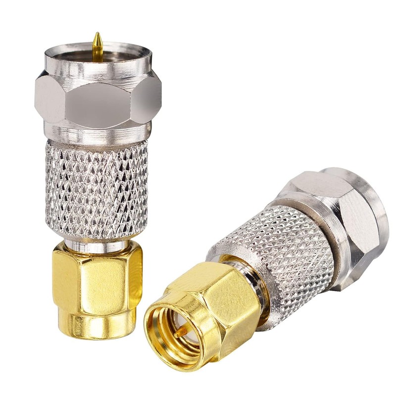 BOOBRIE RF Coaxial Antenna Adapter SMA Male to F Male