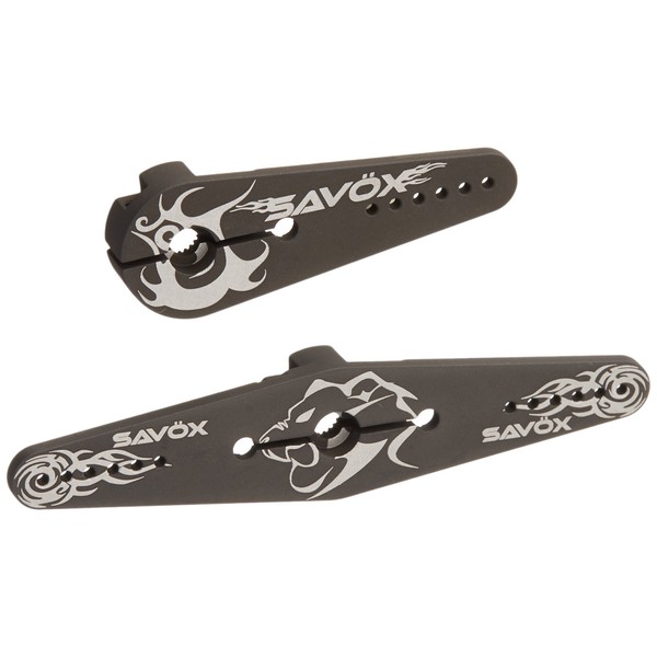 Savox Aluminum Servo Horn Recommended for Large Torque Servos. Multi Mounting Holes